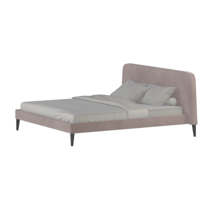 Lit double Selma avec capitonnage vertical profond