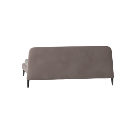 Lit double Selma avec capitonnage vertical profond