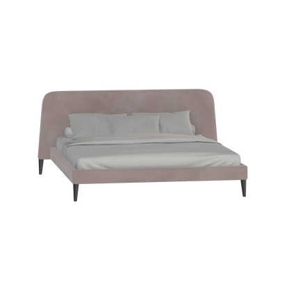 Lit double Selma avec capitonnage vertical profond