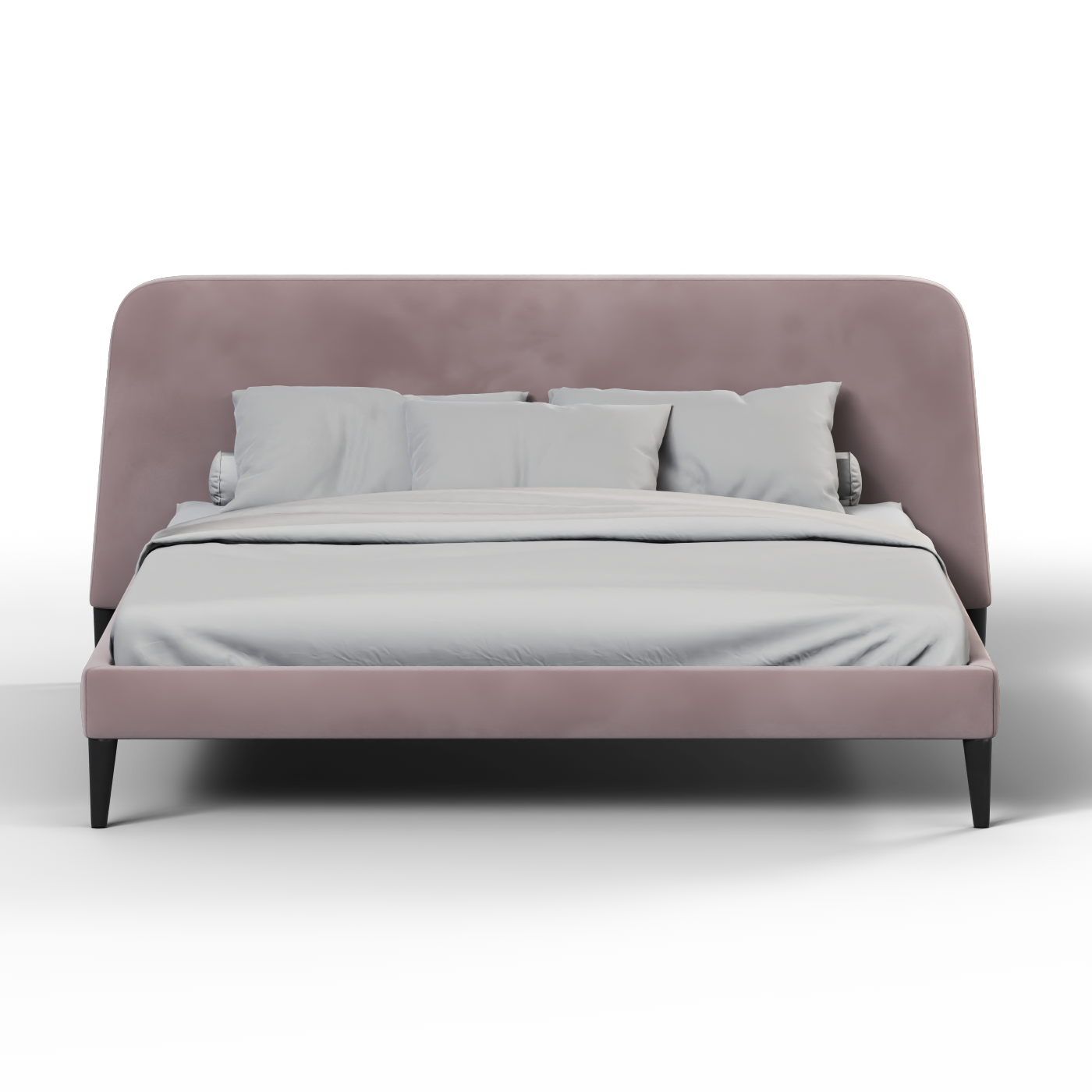 Lit double Selma avec capitonnage vertical profond
