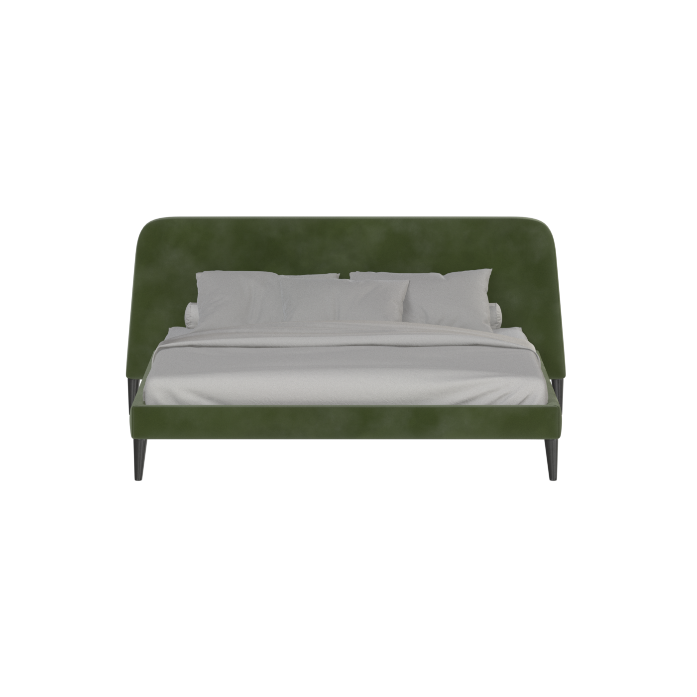 Selma Double Bed with Deep Vertical Tufting