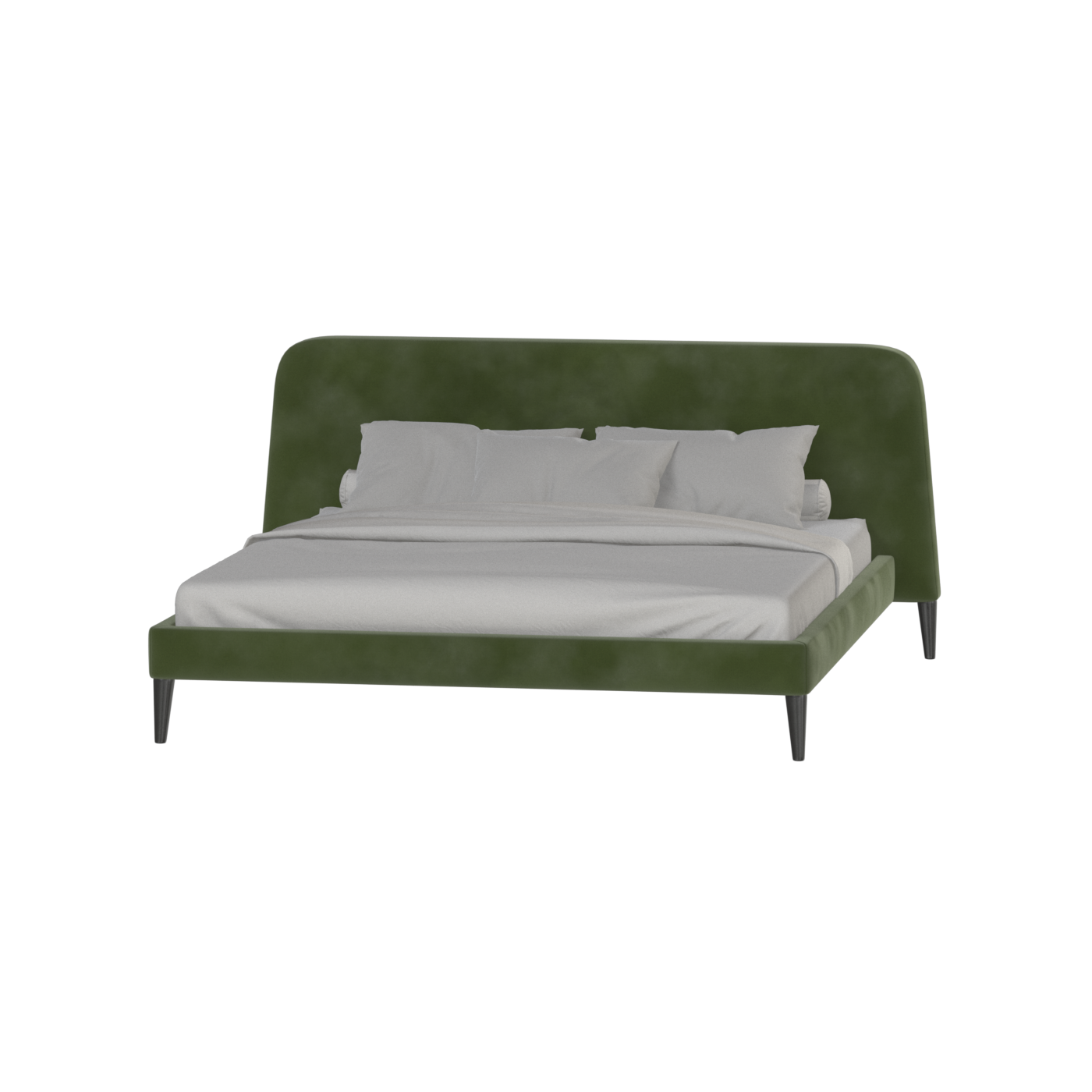 Selma Double Bed with Deep Vertical Tufting