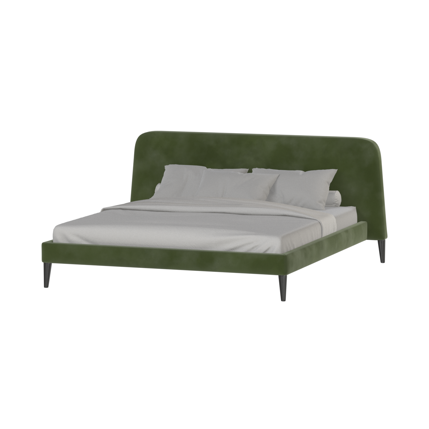 Selma Double Bed with Deep Vertical Tufting