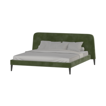 Selma Double Bed with Deep Vertical Tufting