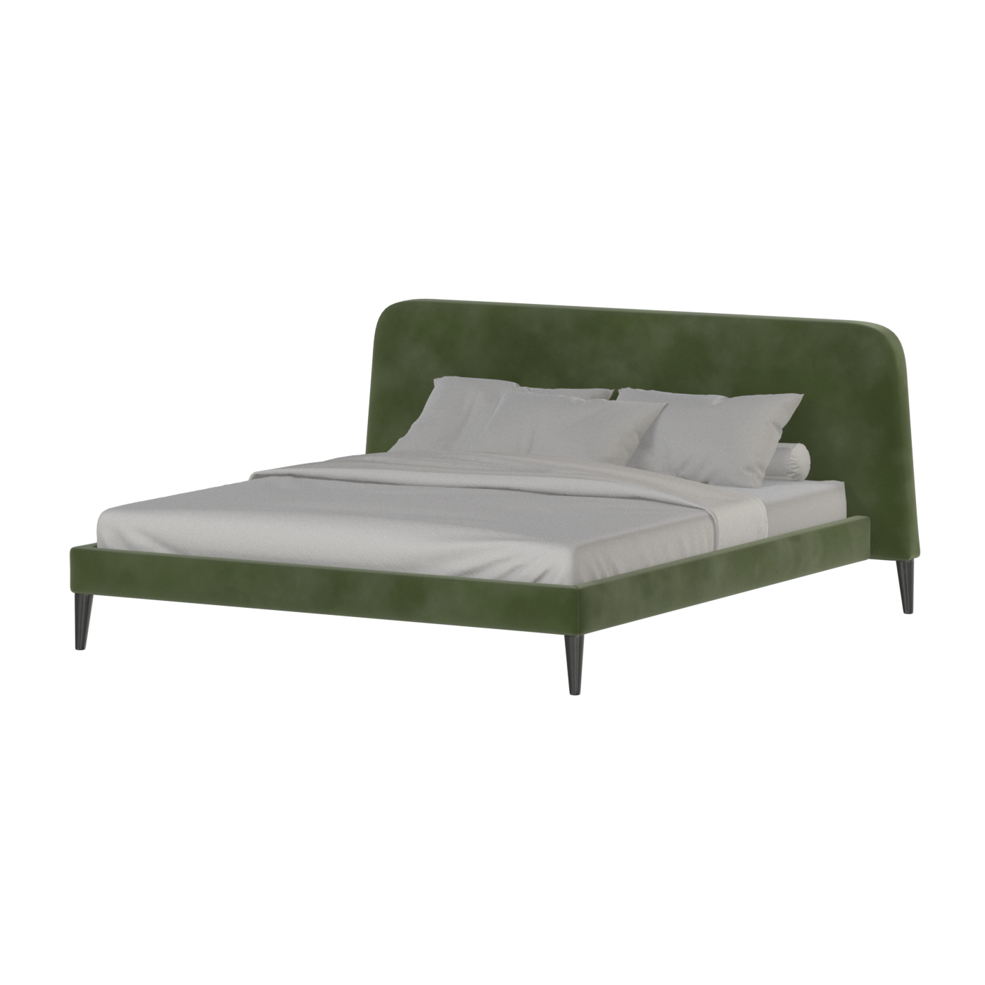 Selma Double Bed with Deep Vertical Tufting