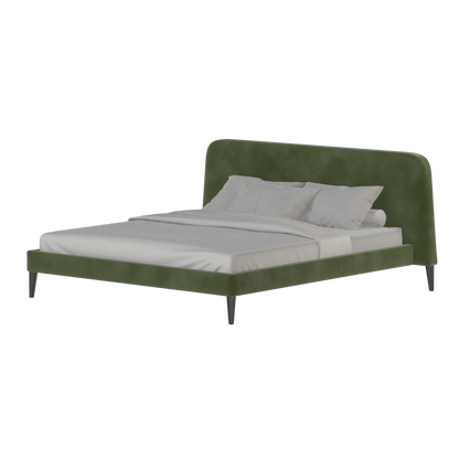 Selma Double Bed with Deep Vertical Tufting
