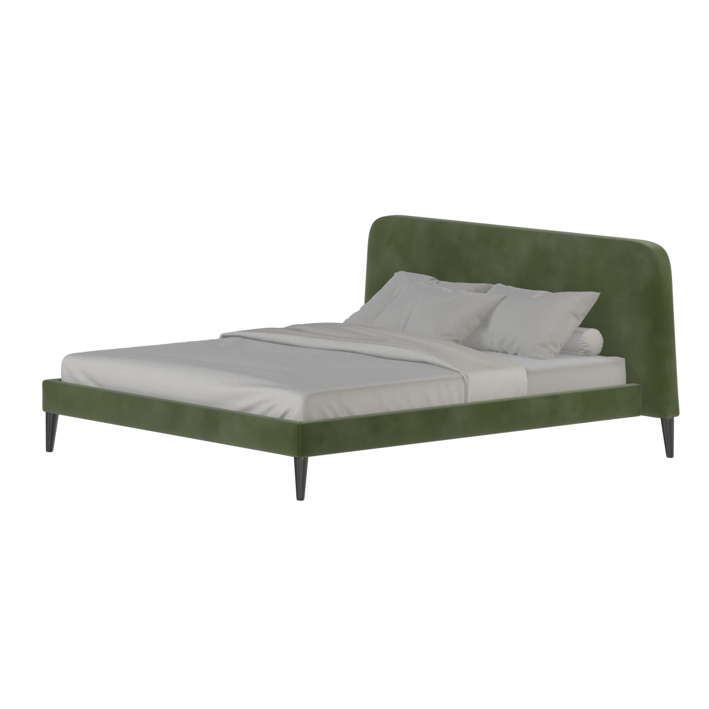 Selma Double Bed with Deep Vertical Tufting