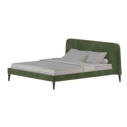 Selma Double Bed with Deep Vertical Tufting