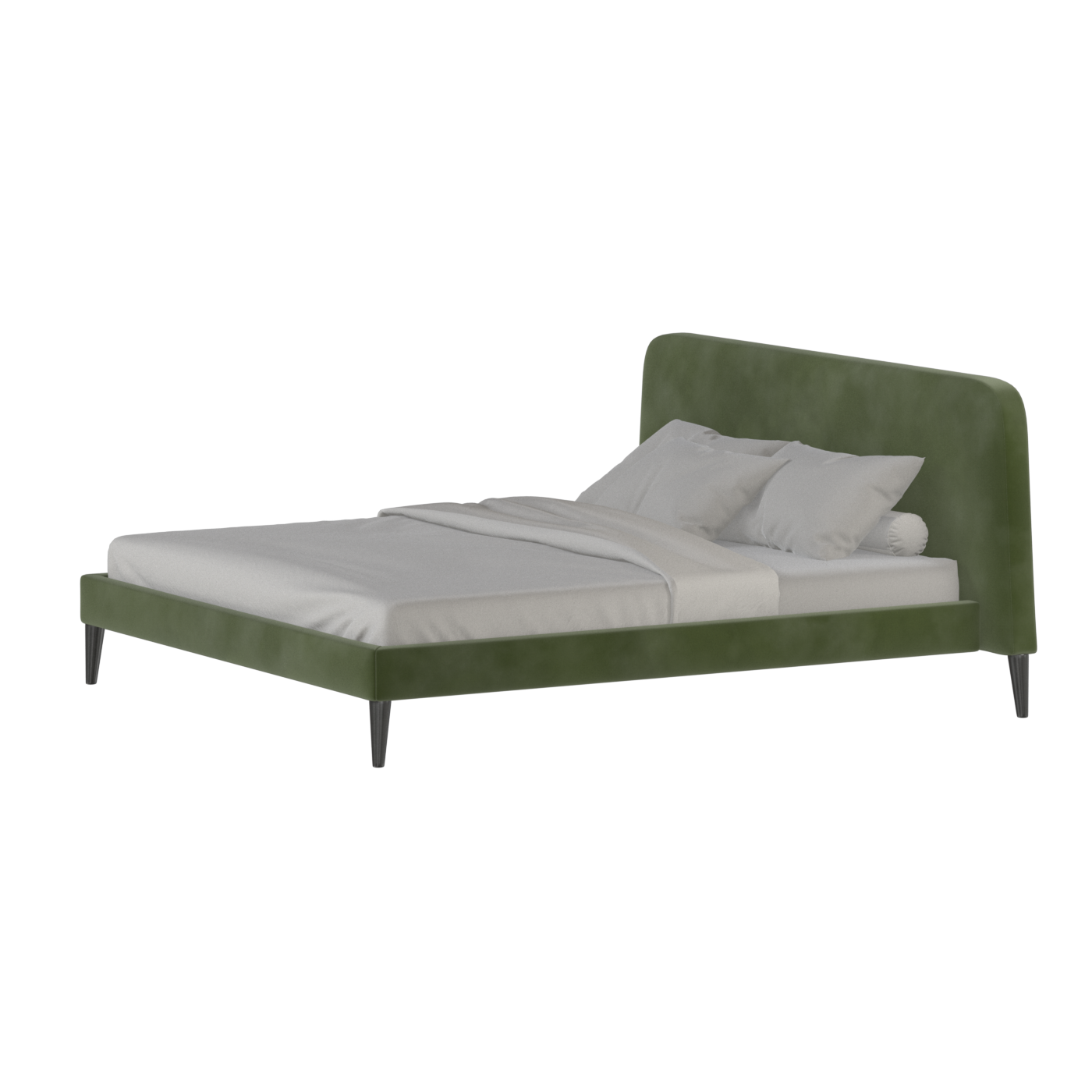 Selma Double Bed with Deep Vertical Tufting
