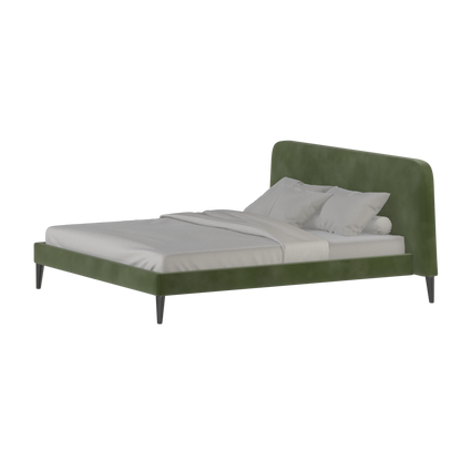 Selma Double Bed with Deep Vertical Tufting