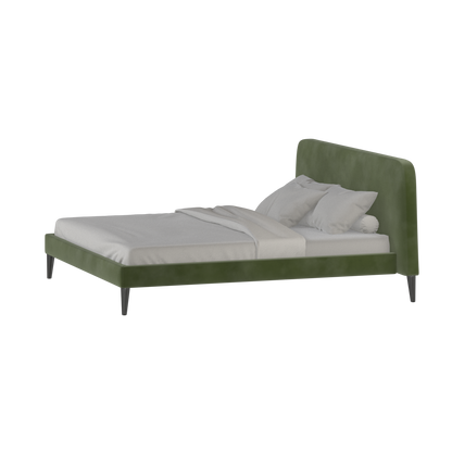 Selma Double Bed with Deep Vertical Tufting