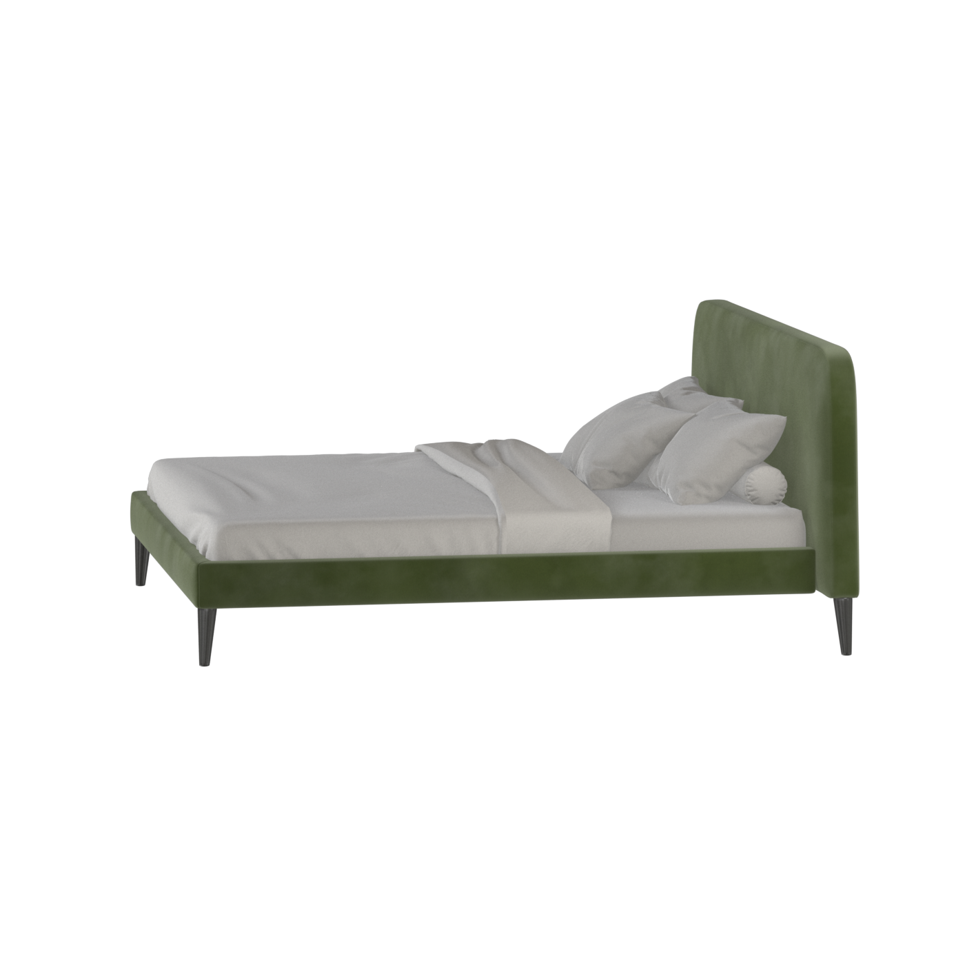 Selma Double Bed with Deep Vertical Tufting