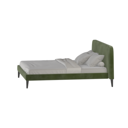 Selma Double Bed with Deep Vertical Tufting