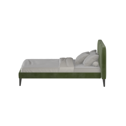 Selma Double Bed with Deep Vertical Tufting