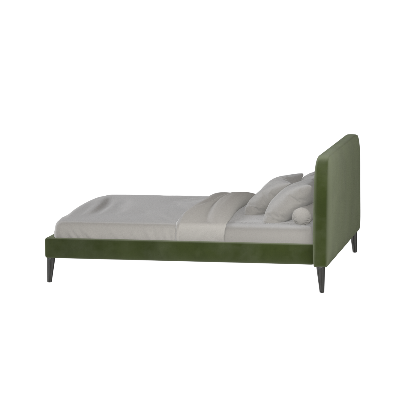 Selma Double Bed with Deep Vertical Tufting
