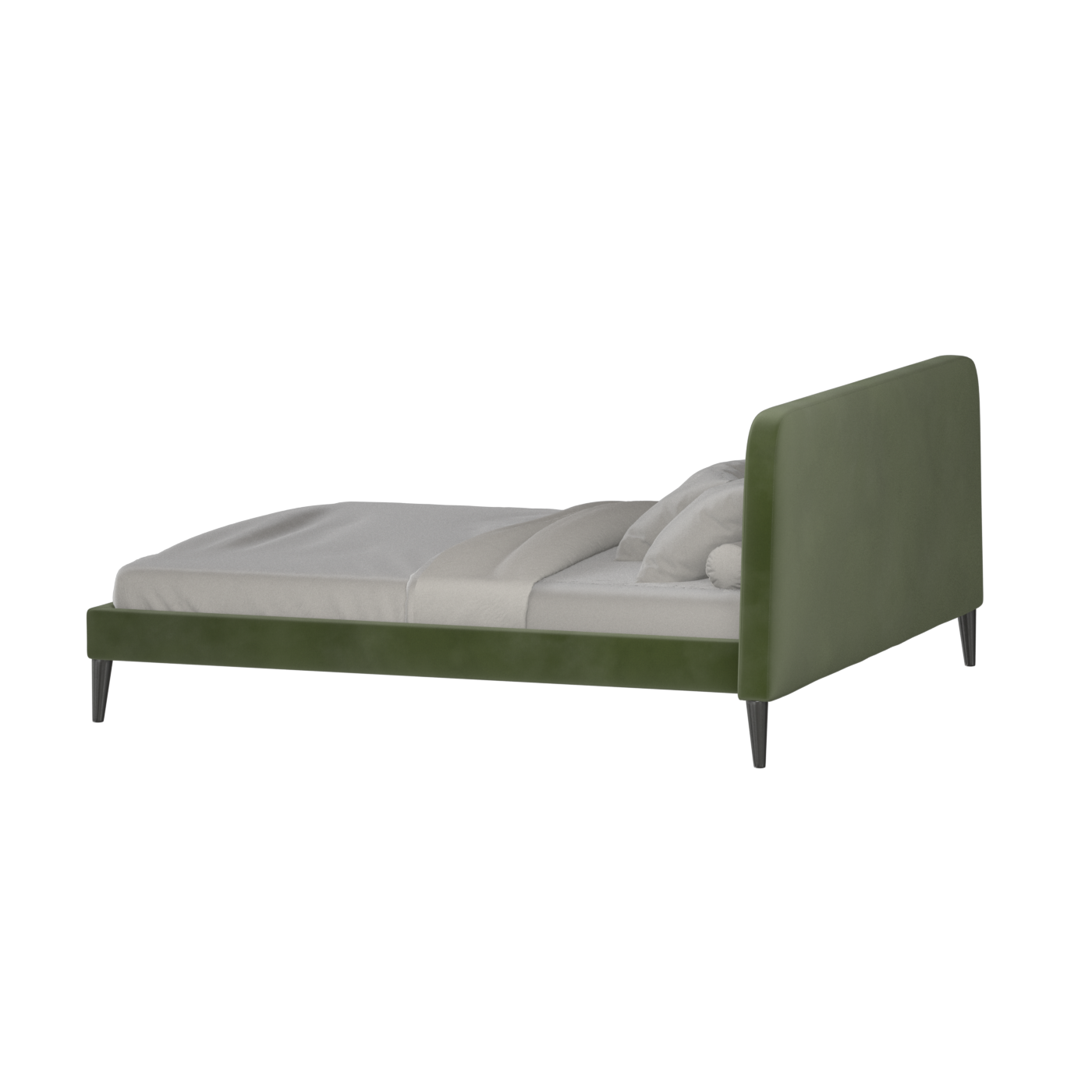 Selma Double Bed with Deep Vertical Tufting