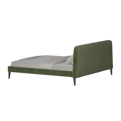 Selma Double Bed with Deep Vertical Tufting