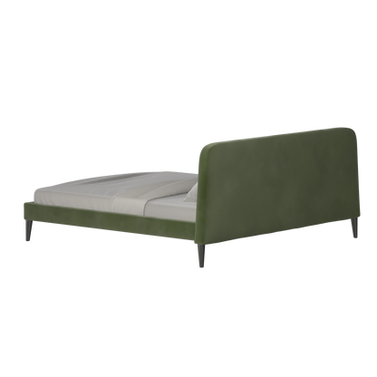 Selma Double Bed with Deep Vertical Tufting