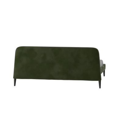 Selma Double Bed with Deep Vertical Tufting