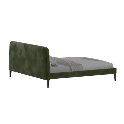 Selma Double Bed with Deep Vertical Tufting