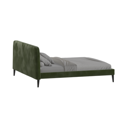 Selma Double Bed with Deep Vertical Tufting