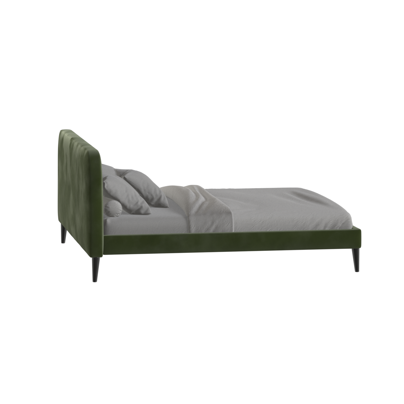 Selma Double Bed with Deep Vertical Tufting