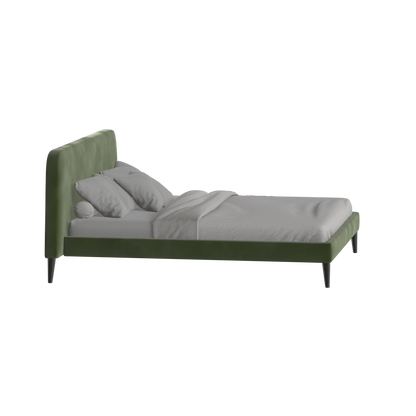 Selma Double Bed with Deep Vertical Tufting