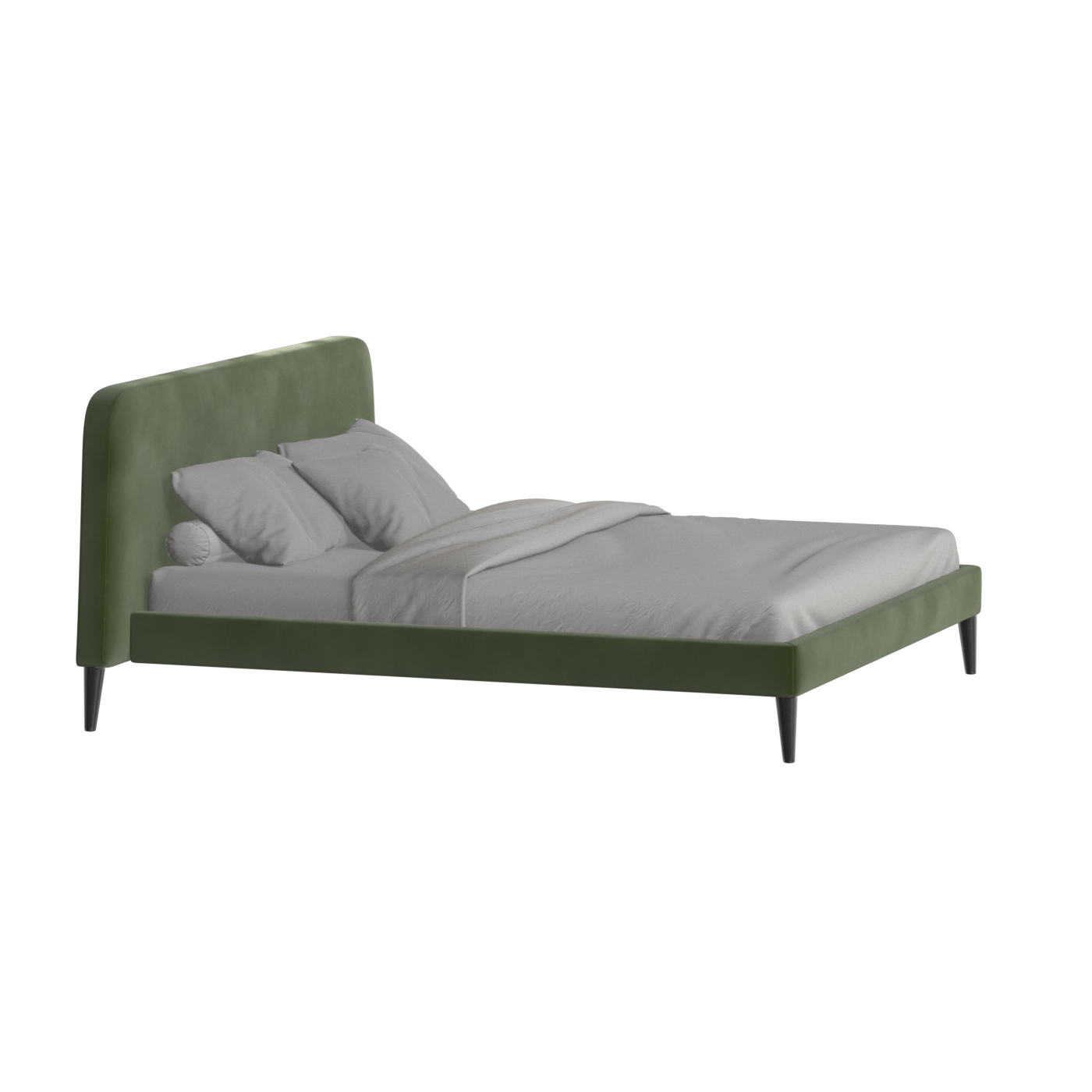 Selma Double Bed with Deep Vertical Tufting