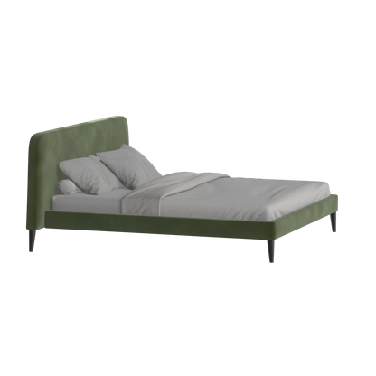 Selma Double Bed with Deep Vertical Tufting