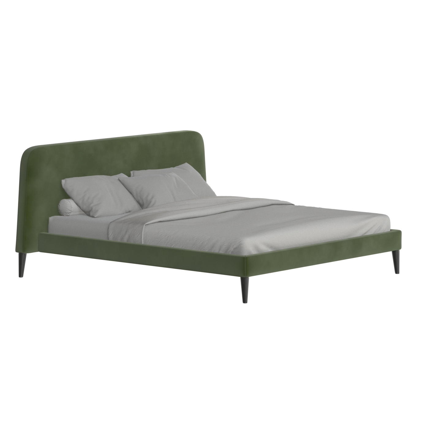 Selma Double Bed with Deep Vertical Tufting