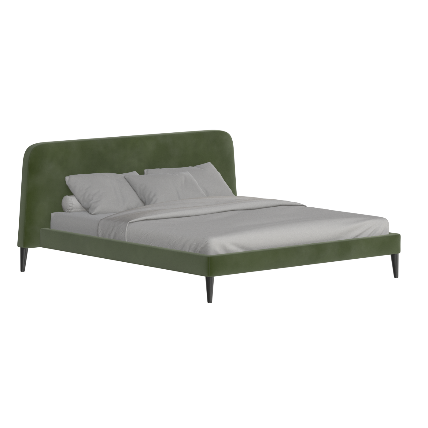 Selma Double Bed with Deep Vertical Tufting