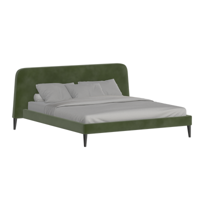 Selma Double Bed with Deep Vertical Tufting