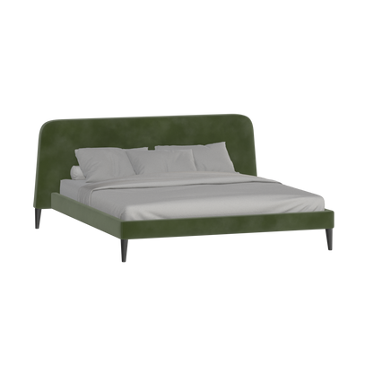 Selma Double Bed with Deep Vertical Tufting