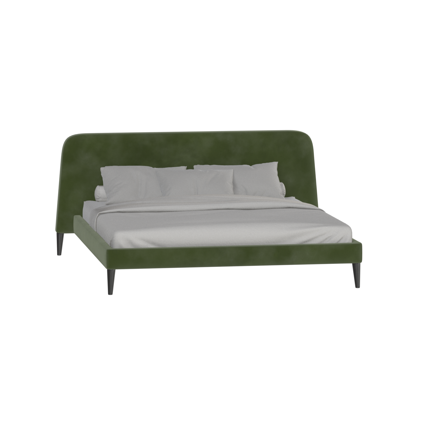 Selma Double Bed with Deep Vertical Tufting