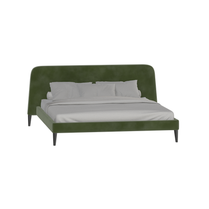 Selma Double Bed with Deep Vertical Tufting