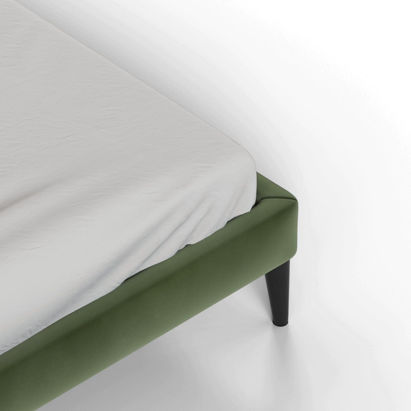 Selma Double Bed with Deep Vertical Tufting