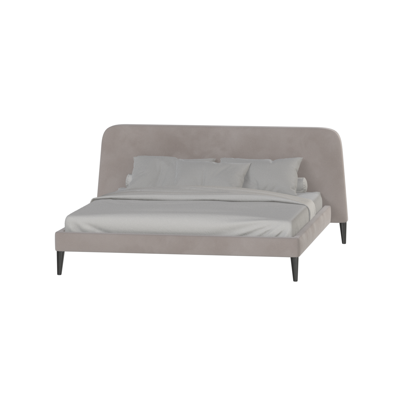 Selma Double Bed with Deep Vertical Tufting