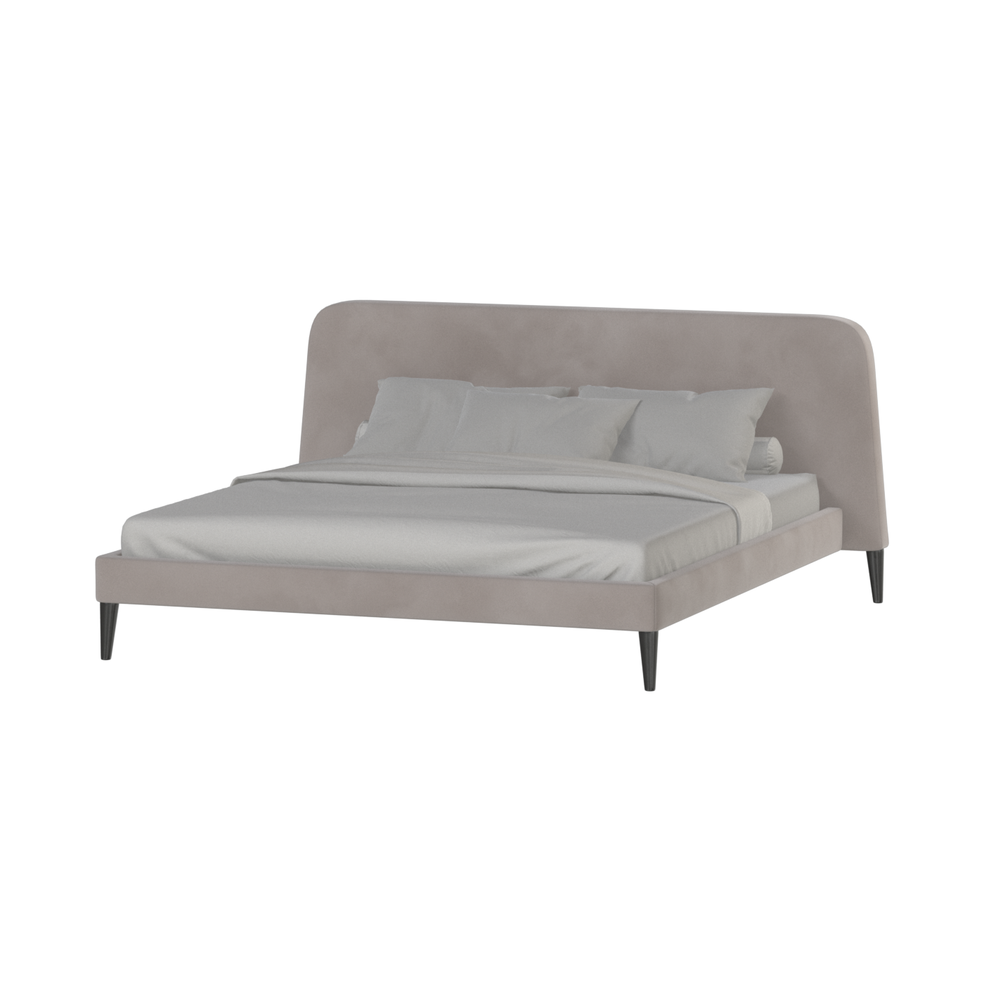 Selma Double Bed with Deep Vertical Tufting