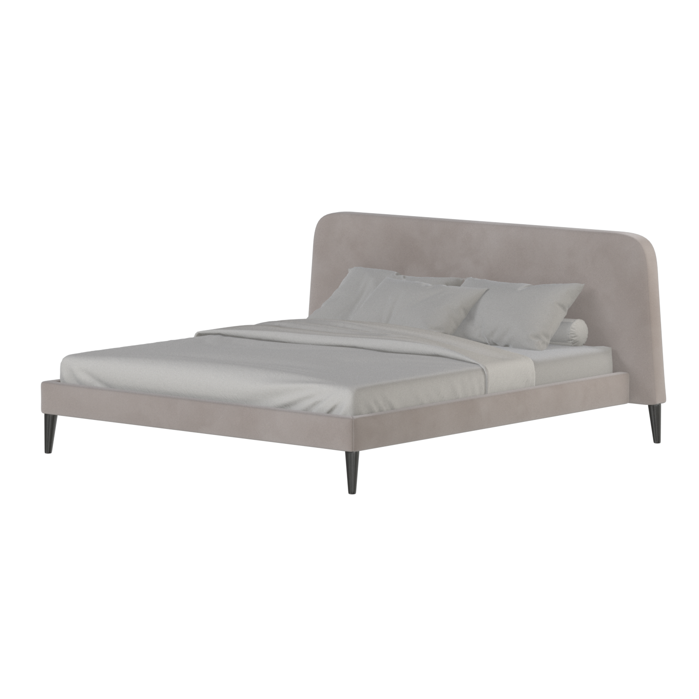 Selma Double Bed with Deep Vertical Tufting