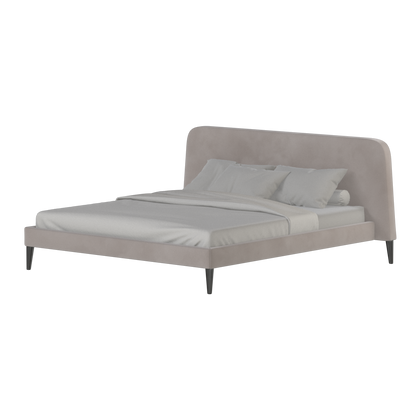Selma Double Bed with Deep Vertical Tufting