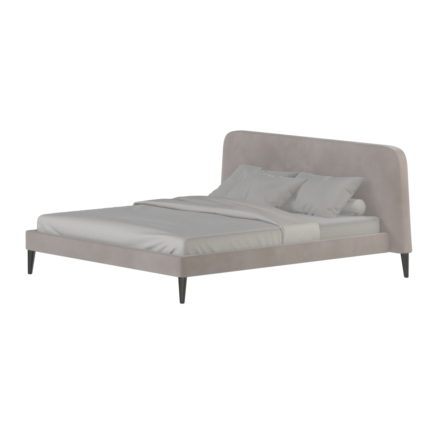 Selma Double Bed with Deep Vertical Tufting