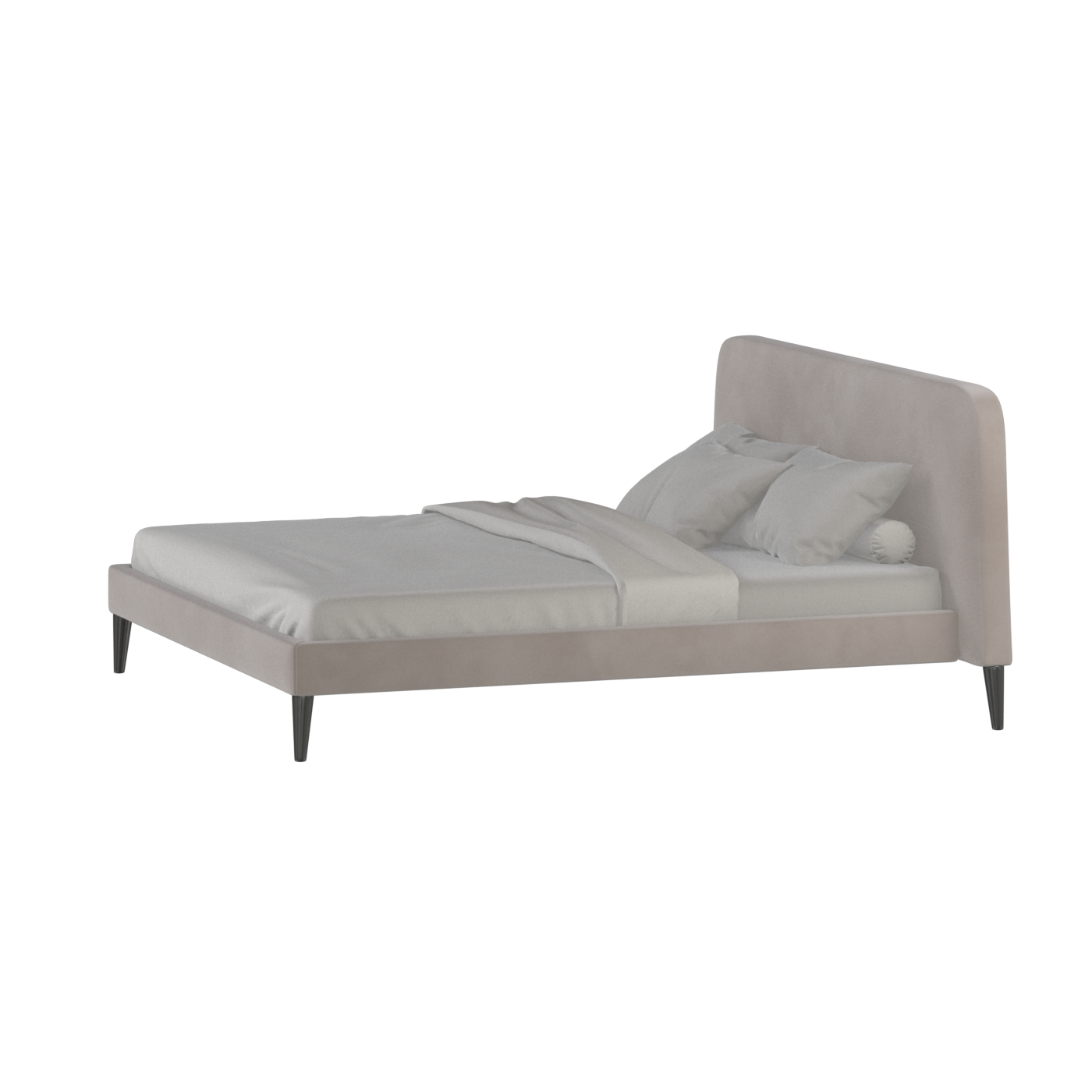 Selma Double Bed with Deep Vertical Tufting