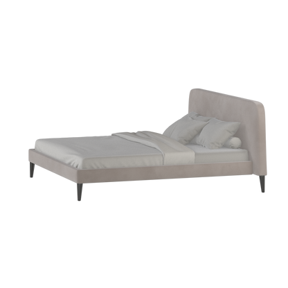Selma Double Bed with Deep Vertical Tufting