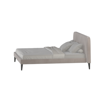 Selma Double Bed with Deep Vertical Tufting