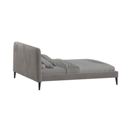 Selma Double Bed with Deep Vertical Tufting