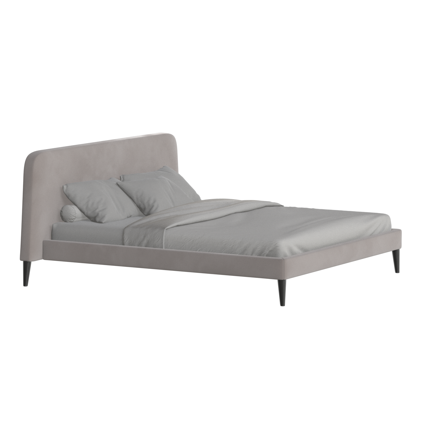 Selma Double Bed with Deep Vertical Tufting