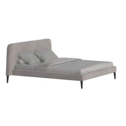 Selma Double Bed with Deep Vertical Tufting