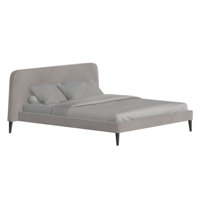 Selma Double Bed with Deep Vertical Tufting