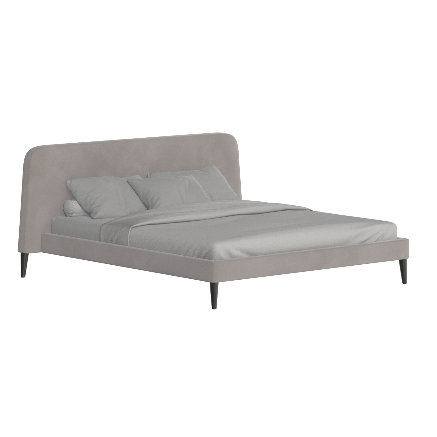 Selma Double Bed with Deep Vertical Tufting