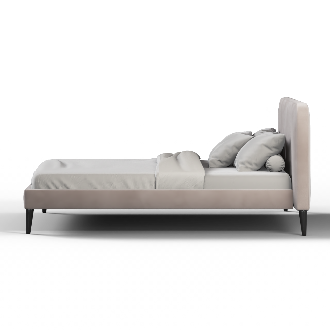 Selma Double Bed with Deep Vertical Tufting